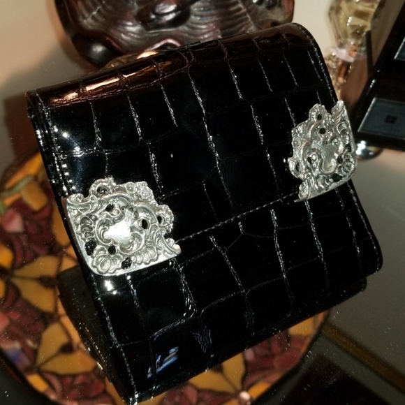 Ann Turk Handbags - Ann Turk Wallet Mock Croc